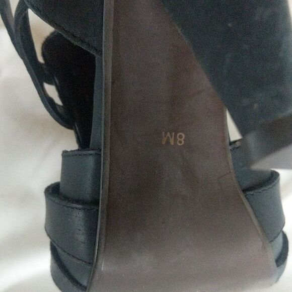 Trouve Leather Gladiator Strap Stiletto Sandal - Picture 5 of 13